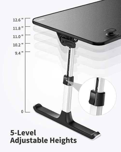 Laptop Desk for Bed,  Height & Angle Adjustable Laptop Stand for Bed,