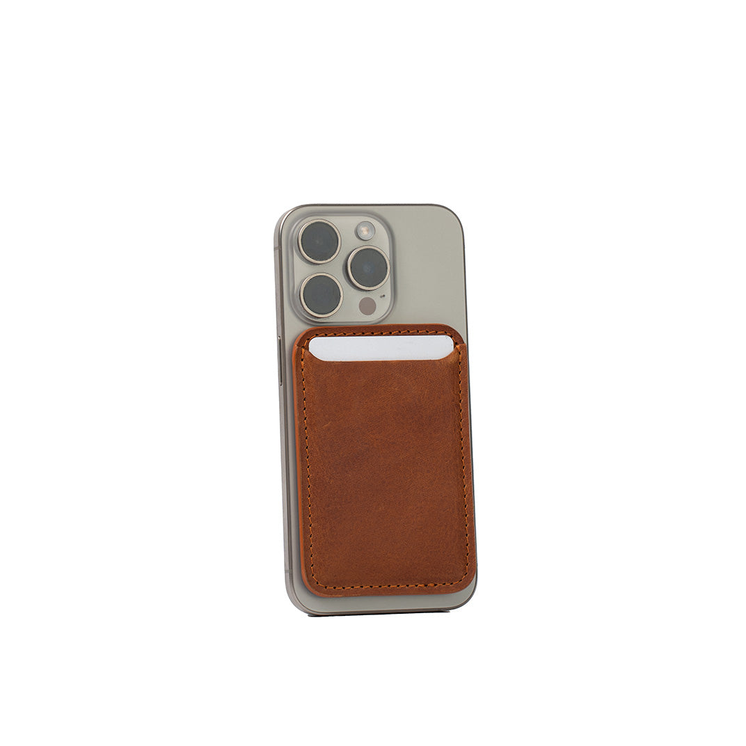 Full-Grain Leather MagSafe wallet - Classic (OUTLET)