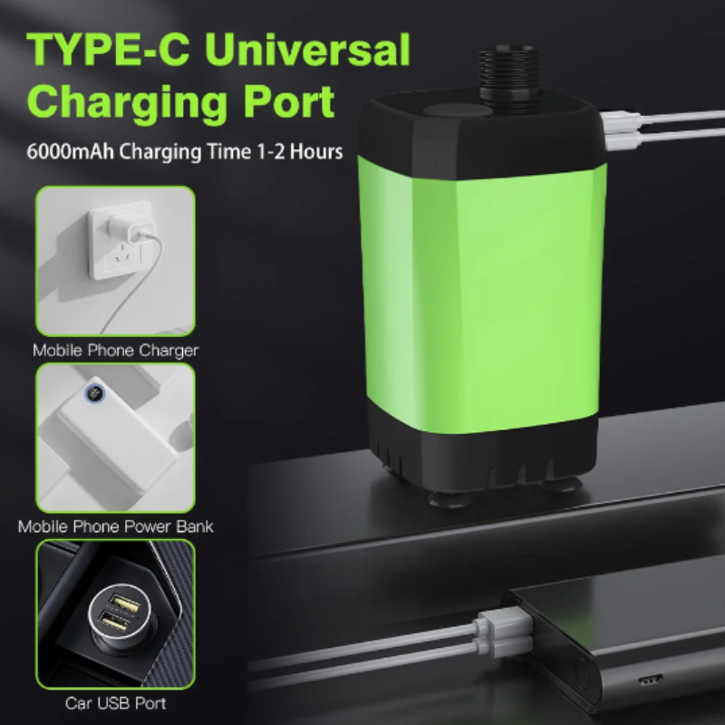 NNEOBA Portable Camping Shower Kit with Digital Display-1